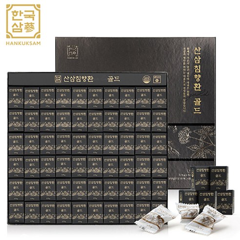 [한국삼] 산삼침향환 골드 (3.75g*60환), 1개, 60정