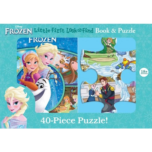 Disney Frozen: Little First Look and Find Book & Puzzle Board Books, Pi Kids