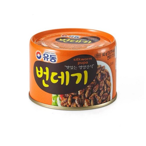 유동 번데기 140g x 10캔 번데기탕 번데기캔 통조림 영양간식 고단백질 / 코스트코, 1.4kg, 2개