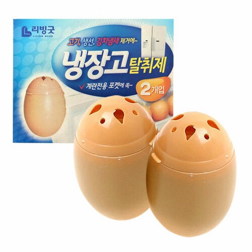 [리빙굿] 냉장고 탈취제 (2개입) x 3개, 100g