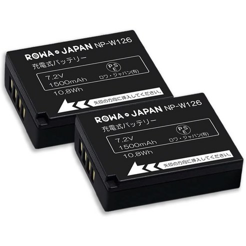 일본직발송 2. 후아 재팬 【일본 규제 검사필 【2 개 세트】 FUJIFILM NP-W126 NP-W126S 호환 배터리 정품, One Size_One Color, One Size_One Color, 상세 설명 참조0