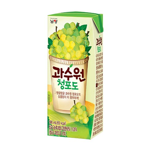 과수원 청포도, 190ml, 1개