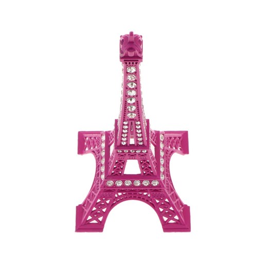 100% 금속 합금 에펠 탑 모델 동상 케이크 토퍼 홈 오피스 장식을위한 우아한 선물, L_Rose 레드, 설명
