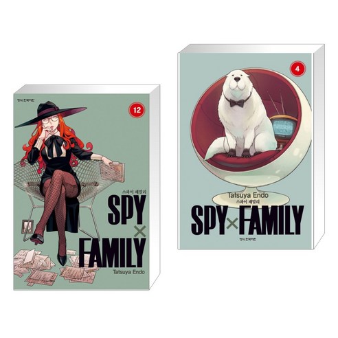 스파이 패밀리 Spy Family 12 + 스파이 패밀리 Spy Family 4 (전2권), 학산문화사