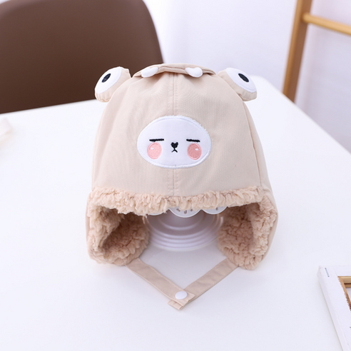 오뜨앙쥬 아동용 개구리 귀달이 방한모자