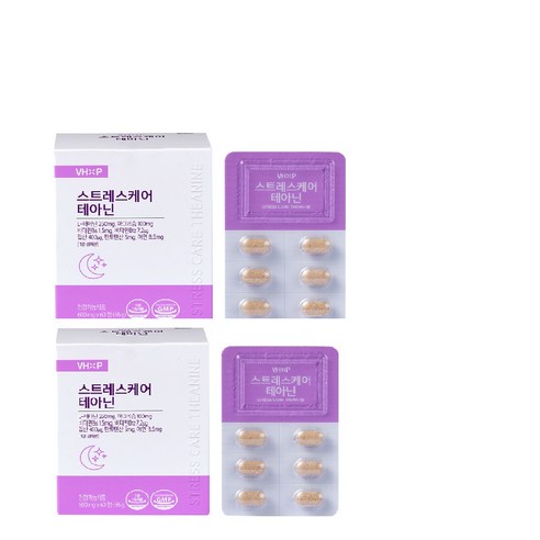 스트레스케어 테아닌 60정 2개