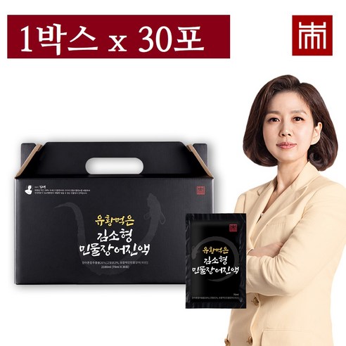 김소형 민물장어진액 국내산 민물장어 즙 뱀장어 엑기스 장어즙 유황 기력보충 부모님 건강즙 70ml x 30포