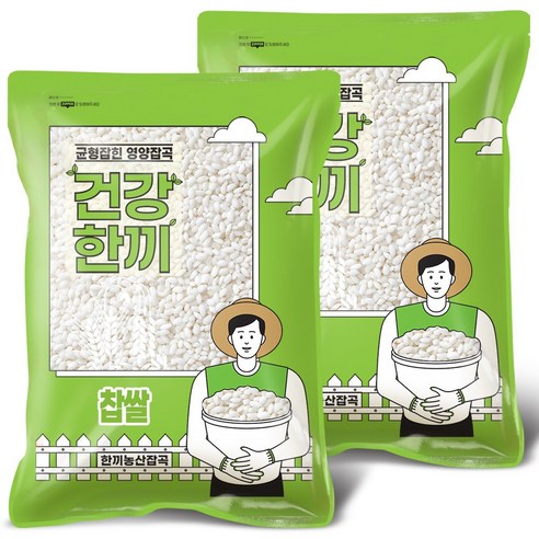 동진찰 찹쌀 10kg (5kgx2봉) 2개세트, 단일품종 유기농국산 
쌀/잡곡