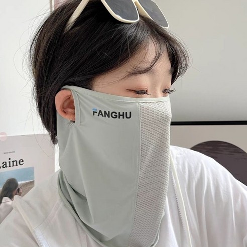 MIROSE 자외선 차단 스포츠 골프 마스크 아쿠아 쿨 햇빛차단 마스크