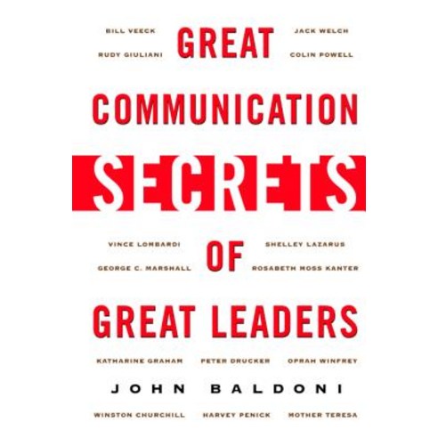(영문도서) Great Communication Secrets of Great Leaders Paperback, McGraw-Hill Companies, English, 9780071414968