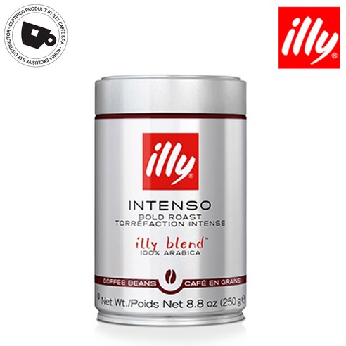 일리커피 다크 원두 250g (7723) illy DARK 250GR BEANS, 홀빈(분쇄안함), 1개