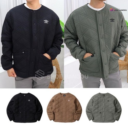 엄브로 퀄팅 깔깔이 남녀공용 패딩 자켓 3color UO323CPJ91