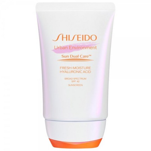 Shiseido 시세이도 도시 환경 신선 수분 선크림 히알루론산이 포함된 넓은 스펙트럼 SPF 42, 1.8 oz / 50 ml