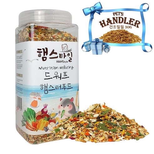 MD 햄스터 건강사료, 650g, 1개