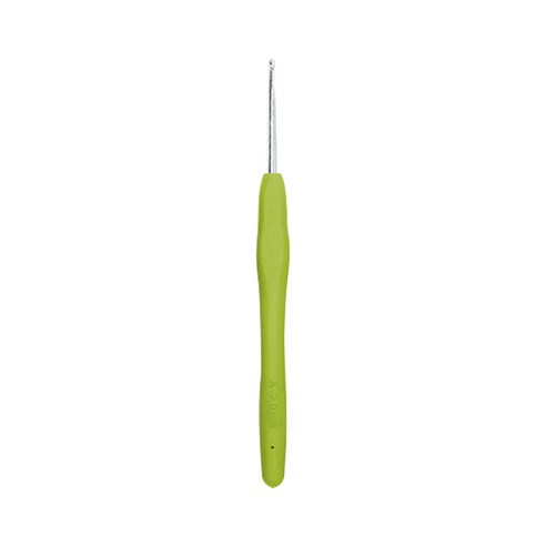 울클럽 사라 실리콘 손잡이 코바늘 1개, 사라사라 모사용 코바늘 2호 2.0mm