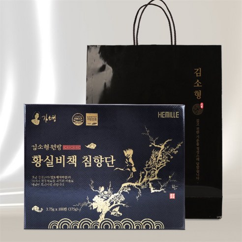 유쎌스토어 황실비책 침향단 3.75g x 100환 x 2개 김소형침향 침향나무