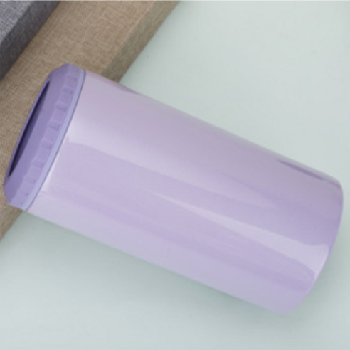 키밍 음료수 맥주 보냉 캔쿨러 500ml, 퍼플, 1개