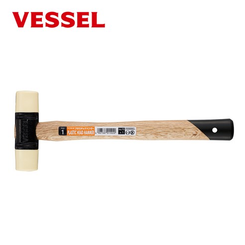 베셀 VESSEL 우레탄망치 1 1/2LBS(38mm) NO.70 양용 고무망치 플라스틱, 1/4LBS(20mm) NO.70, 1개 vessel망치