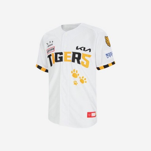 [정품] 아이앱 스튜디오 x 기아 타이거즈 어센틱 갸린이 유니폼 화이트 (논 마킹 버전) IAB Studio x KIA TIGERS Authentic KIA Kids Uniform