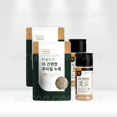더본 백술도가 더 간편한 우리밀 누룩 효모 국내산 1세트
