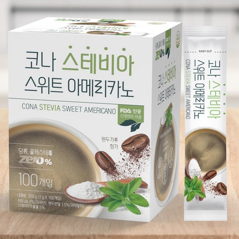 자연스럽게 달콤한 커피의 즐거움, 코나 스테비아 스위트 아메리카노