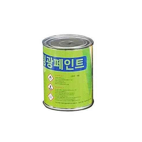 메가 형광페인트 0.5L 목재 철재 벽화 표지 표식 유성 에나멜, 1개, 500ml, 백색