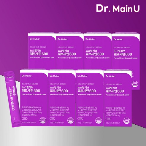 닥터메인유 노스릴리브 퀘르세틴 브로멜라인 케르세틴 프로바이오틱스 2400mg, 8박스