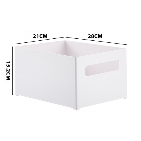 일본식 주방 직각 수납 케이스 화장품 정리 서랍 칸막이 케이스, 토트 XL*2