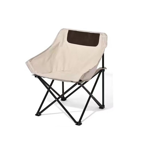 캠핑의자 낚시의자 캠핑 릴렉스체어 휴대용 접의자, 1개, 흰색
