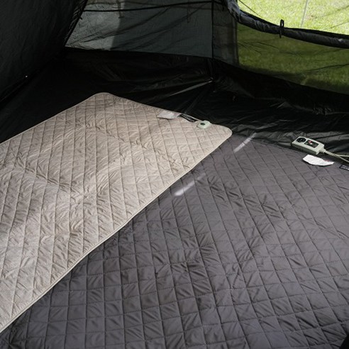 스노우라인 전기매트 더블 캠핑 매트, 스노우라인 전기매트 더블 (머드그레이)