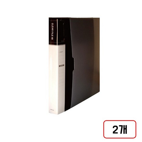 클리어화일(A4/60매), 1세트, 흑색(M420123)2개입