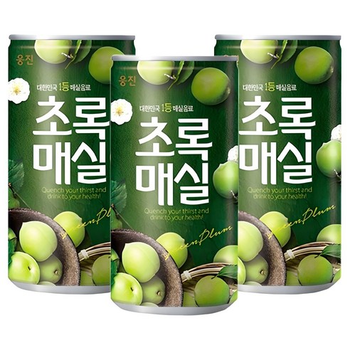 웅진 초록매실 음료선물세트