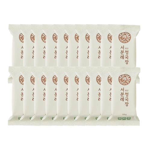 [서일농원] [8팩]서분례 명인 청국장 총 8팩(기본청국장 110g*8팩), 110g, 8개