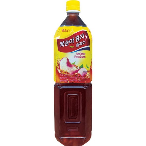 담터 액상 복숭아 홍차, 1.5L, 2개