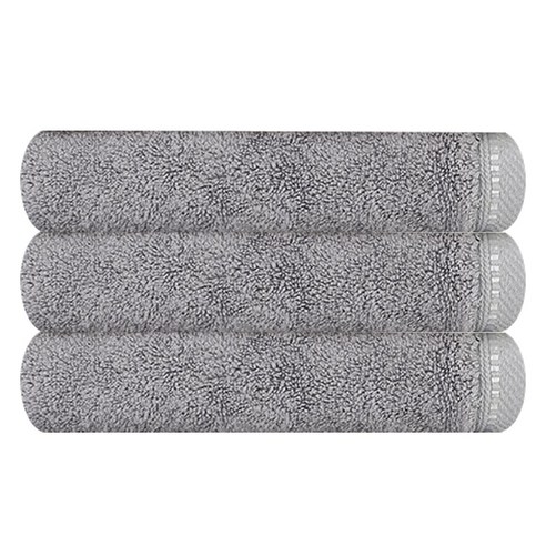 송월타월 라베나 뱀부 200g, 라이트그레이, 3개