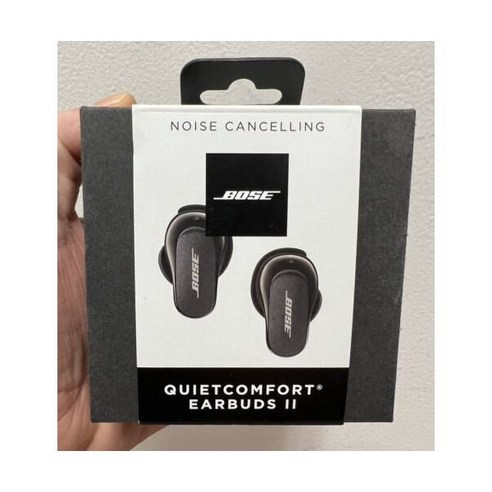 Bose QuietComfort 이어폰 II In Ear 무선 헤드폰 헤드셋 - Black New
