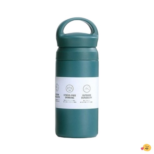 윤판장 물이 새지않는 이중 실리콘 패킹 스텐텀블러, 1개, 블루, 350ml