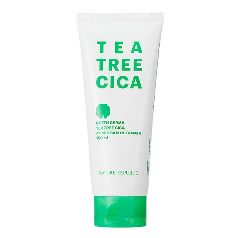 네이처리퍼블릭 그린더마 티트리 시카 아크네 폼클렌저, 150ml, 1개