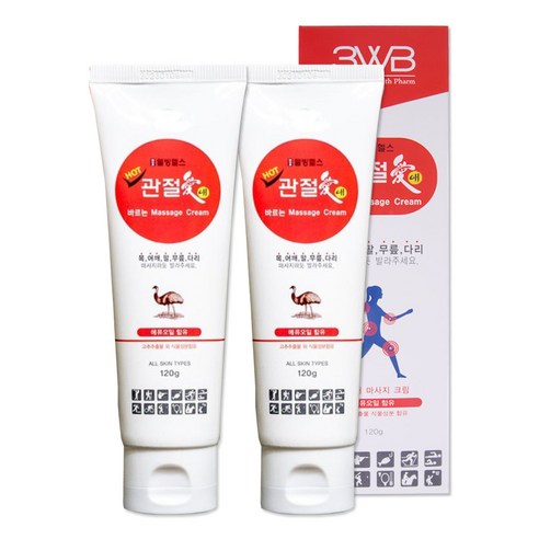 해호 웰빙헬스팜 관절애 바르는 마사지크림, 2개