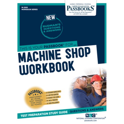Machine Shop Workbook Volume 2920 Paperback, Passbooks, English, 9781731879035