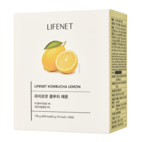 라이프넷 콤부차 레몬, 5g, 30개