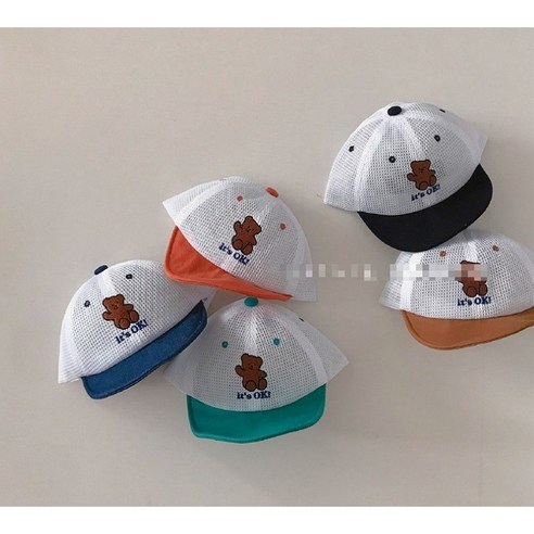 햇빛으로부터 아이를 안전하게, 스타일리쉬하게 지켜주는 1+1 메쉬 모자