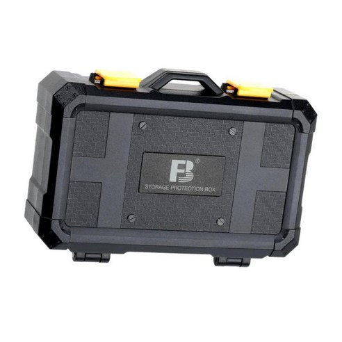 DSLR 카메라 배터리 케이스 상자 내구성 ABS 소재 방수 씰링 링, 115 x 83 x 35mm, 검은 색, 아직도
