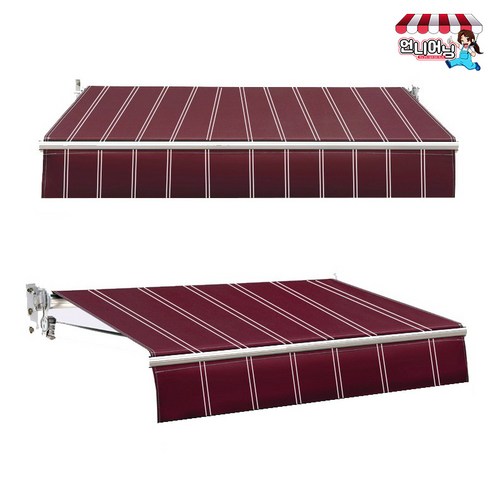 햇빛과 비바람을 막는 언니어닝 방수 천막으로 야외 활동을 편안하고 안전하게 즐기세요.