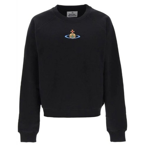 비비안웨스트우드 [당일]24S/S ORB 자수 로고 크루넥 맨투맨 3I010004 J0006 N401