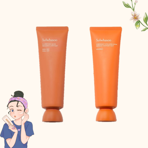 설화수 최신 옥용팩 120ML+ 여윤팩 120ML, 1세트