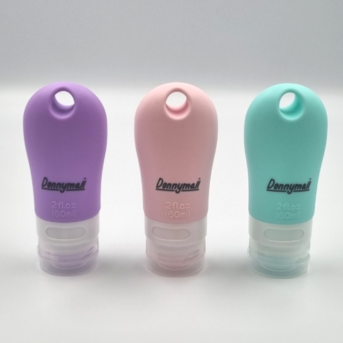 도니몰 프리미엄 실리콘공병 60ml 3개 수영장 헬스장 캠핑장 여행용공병, 1세트