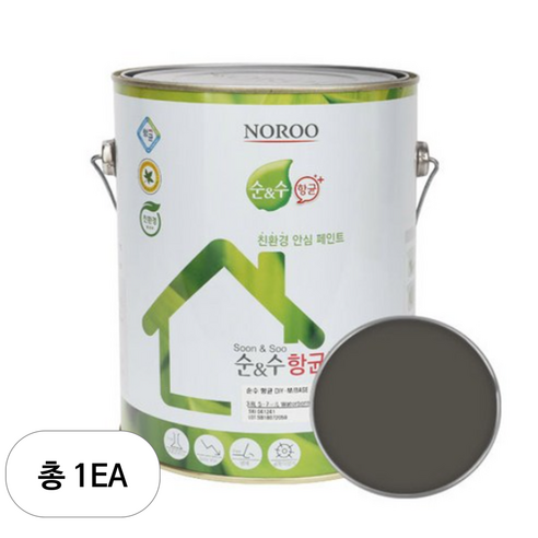 순앤수 항균 DIY 페인트 4L, NR9092, 1개
