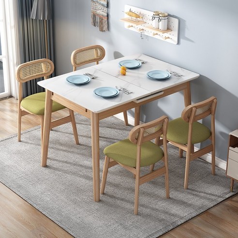 좁은 공간을 넓게! 에어퍼니처 확장형 식탁으로 주방 인테리어 완성!