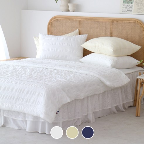 베이직톤 간절기 핸드메이드 퀼팅 셔링 여름 차렵이불 풀세트